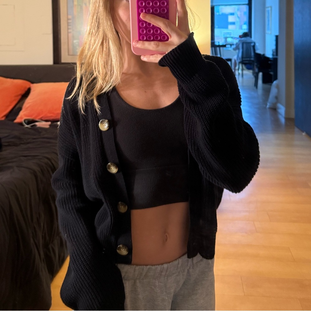 BP black cardigan, size XS, oversized perfect condition